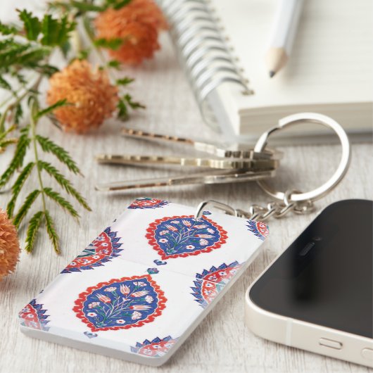 花のモザイク キーホルダー (正面右)