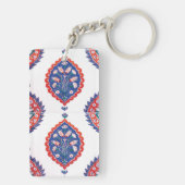 花のモザイク キーホルダー (裏面)