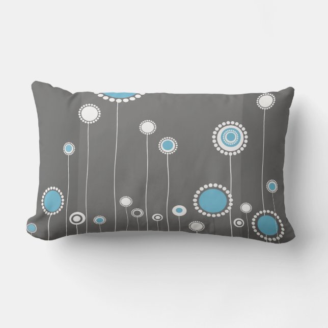 花のモダンなスタイリッシュ アウトドアクッション (正面)