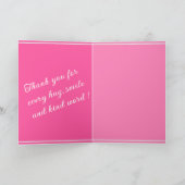 花のモダンラグジュアリーギフトコレクション カード (内部)