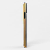 花のモチーフが施された金の装飾フレーム Case-Mate iPhoneケース (裏面/右)