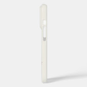 花のモノグラム入りエレガントカウハイドブーツ Case-Mate iPhoneケース (裏面 / 左)