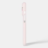 花のモノグラム入りピンクカウガールブーツ Case-Mate iPhoneケース (裏面 / 左)