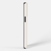 花のモノグラム ゴールドエフェクト 名前入り iPhoneケース (右側面)