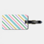 花のユニコーン-あなたの名前を加えて下さい ラゲッジタグ (裏面横)