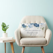 花のユーカリ 祖父母の最初のクリスマス ランバークッション (椅子)