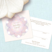 花のライフマンダラカスタマーロイヤリティ6パンチ スクエア名刺