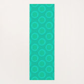 花のライブ – 日 – シームレスなパターン2 ヨガマット (裏面)