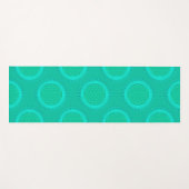 花のライブ – 日 – シームレスなパターン2 ヨガマット (正面(横))