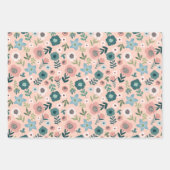 花のラッピングペーパーシート ラッピングペーパーシート (正面)