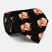 花のリボンの希望-多発性硬化 ネクタイ (ロール)