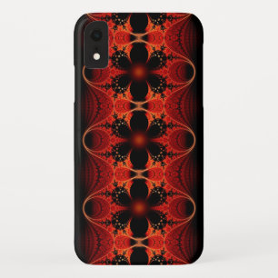 花のリボンの抽象芸術のフラクタルの芸術 iPhone XRケース