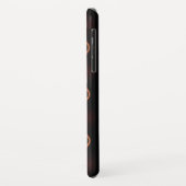 花のリボンの抽象芸術のフラクタルの芸術 Case-Mate iPhoneケース (裏面/左)