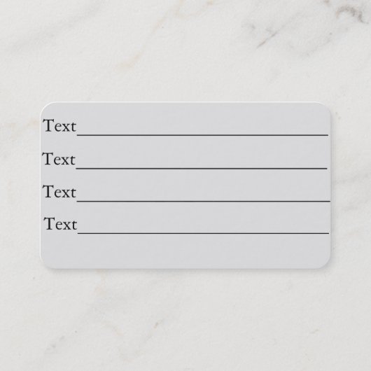 花のリリー、白黒の芸術デザイン 名刺 (裏面)