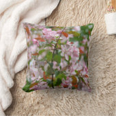 花のリンゴの木のポスターと繊細な枝 クッション (ブランケット)