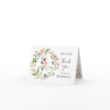 花のリースのブライズメイドのイニシャルL