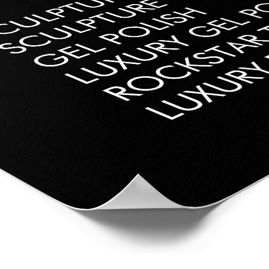 花のリースサロン メニュー 価格表 ポスタープレート ポスター (角)