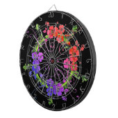 花のリース ダーツボード (正面右)