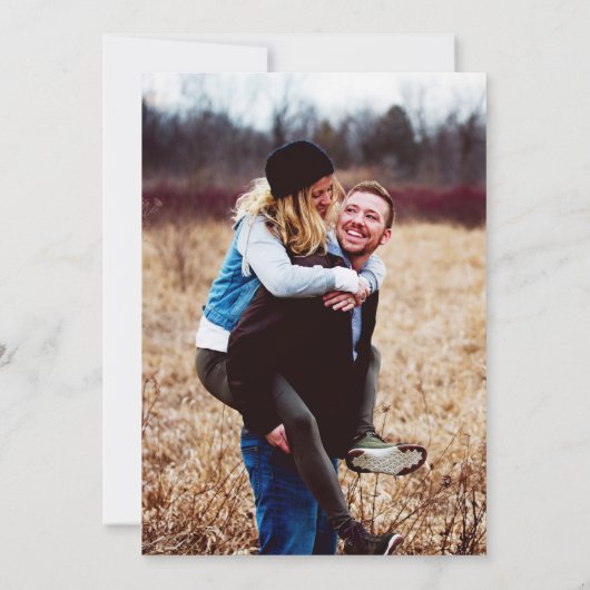 花のリース 招待状 (裏面)