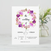 花のリース 招待状 (スタンド正面)