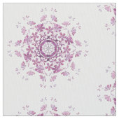 花のレトロの紫色の要素 ファブリック (クローズアップ)