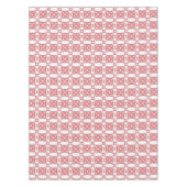 花のレトロパターン テーブルクロス (正面)