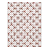 花のレトロパターン テーブルクロス (正面)