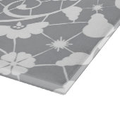 花のレースパターン カッティングボード (角)