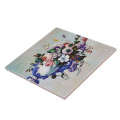 花のロココの花瓶,ポールセザンヌ タイル (側面)