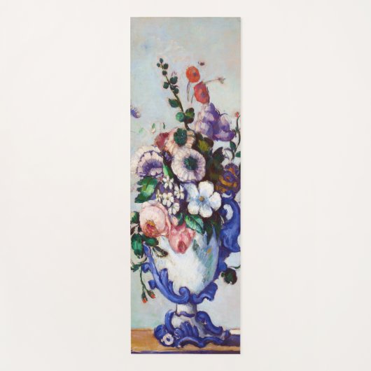 花のロココの花瓶，ポールセザンヌ ヨガマット (正面)