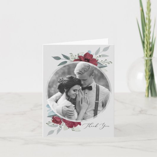 花のロマンスは感謝していしています 招待状 (正面)