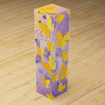 花のワイン用化粧箱
