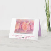 花のワルツのグリーティングカード シーズンカード (裏面)