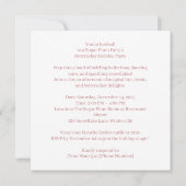 花のワルツ くるみ割り人形バレエ 招待状 (裏面)