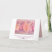 花のワルツ バレエグリーティングカード シーズンカード (裏面)