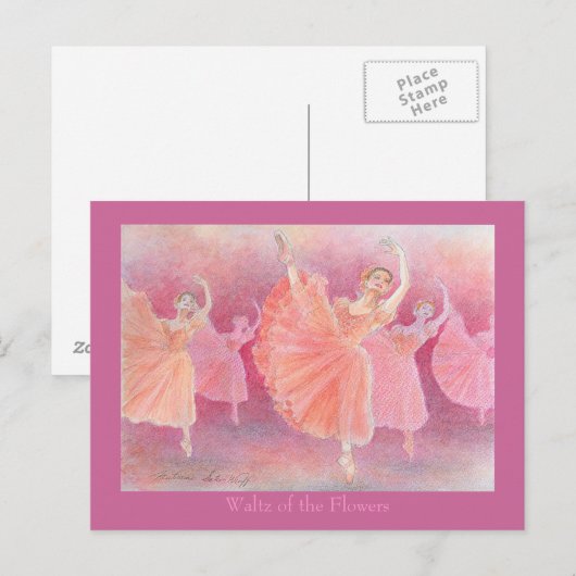 花のワルツ ポストカード (正面/裏面)