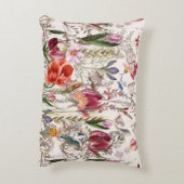 花のヴィンテージのパターンの組み合わせ。ヴィンタ アクセントクッション (裏面(縦))