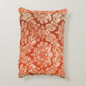 花のヴィンテージの壁紙の背景 アクセントクッション (裏面(縦))