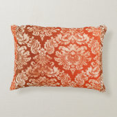 花のヴィンテージの壁紙の背景 アクセントクッション (裏面)