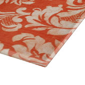 花のヴィンテージの壁紙の背景 カッティングボード (角)