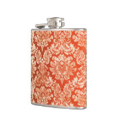 花のヴィンテージの壁紙の背景 フラスク (左)