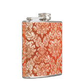 花のヴィンテージの壁紙の背景 フラスク (右)