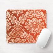 花のヴィンテージの壁紙の背景 マウスパッド (マウス)