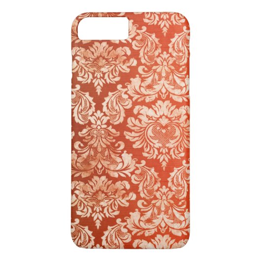 花のヴィンテージの壁紙の背景 Case-Mate iPhoneケース (裏面)