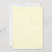 花のヴィンテージ結婚式招待状 招待状 (裏面)