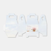 花のヴィンテージ自転車エンゲージメントパーティーお礼 フェイバーボックス (折り畳みなし)