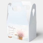 花のヴィンテージ自転車エンゲージメントパーティーお礼 フェイバーボックス (オープン)