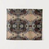 花のヴィンテージ タペストリー (正面(横))