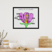 花の一部 ポスター (キッチン)