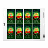 花の上で夢を見る妖精 ラベル (フルシート)